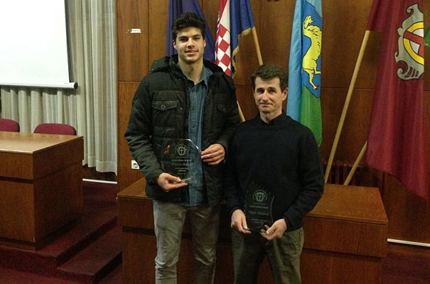 Antonio Milevoj najbolji sportaš Grada Labina za 2015. godinu, Vlado Matijević najbolji trener!