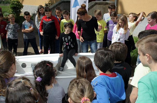 Promocija Škole jedrenja u labinskim školama